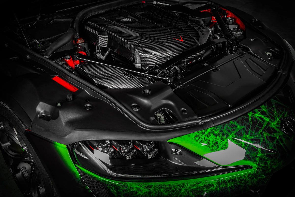 EVENTURI - Carbon Fibre Engine Cover - Toyota Supra MK5 B58