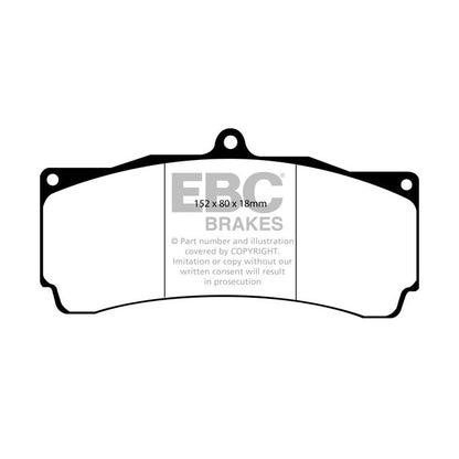 EBC – DP8006RP1 - Racing RP-1 Brake Pads – FRONT