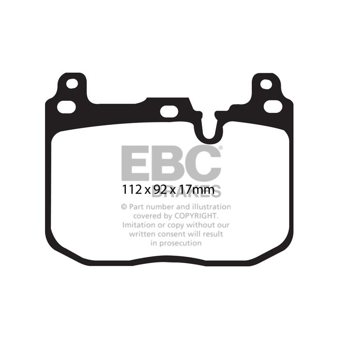 EBC – DP82130RP1 - Pastiglie Freno Racing RP1 – FRONT