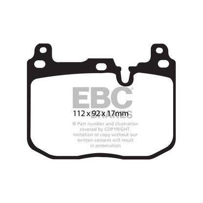 EBC – DP82130RPX - Pastiglie Freno Racing RP-X – FRONT