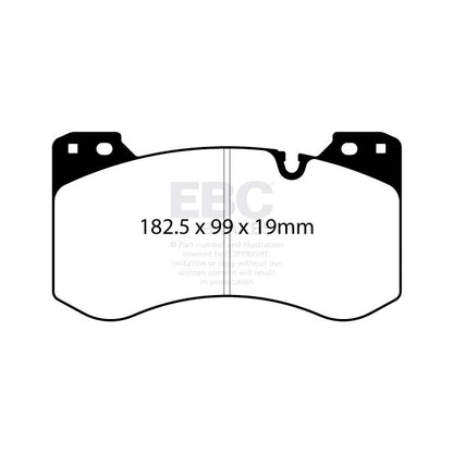 EBC – DP82454RP1 - Pastiglie Freno Racing RP-1 – FRONT