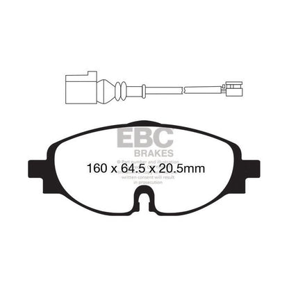 EBC – DP22150 - Pastiglie Freno GreenStuff 2000 Series – FRONT