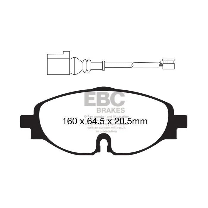 EBC – DP52150NDX - Pastiglie Freno Racing Bluestuff NDX – FRONT