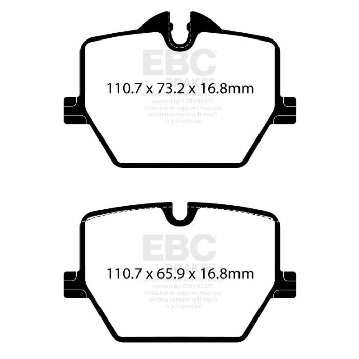 EBC – DPX2415 - Ultimax OE-Quality Brake Pads – REAR