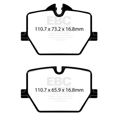EBC – DP52415NDX - Racing BlueStuff NDX Brake Pads – REAR
