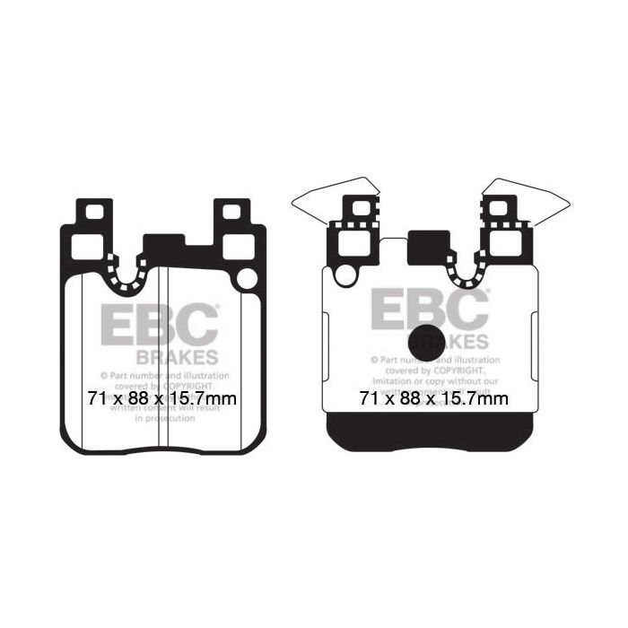 EBC – DP52133NDX - Pastiglie Freno Racing Bluestuff NDX – FRONT