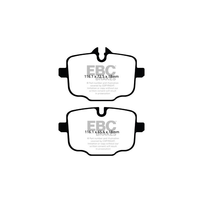 EBC – DP52089NDX - Pastiglie Freno Racing Bluestuff NDX – REAR