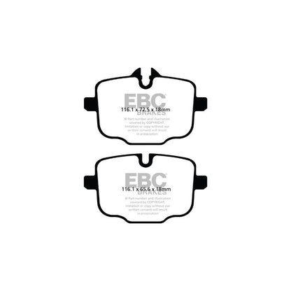 EBC – DP82089RPX - RP-X Racing Brake Pads – REAR