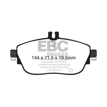EBC – DP42165R - Pastiglie Freno Yellowstuff Ultimate Street – FRONT