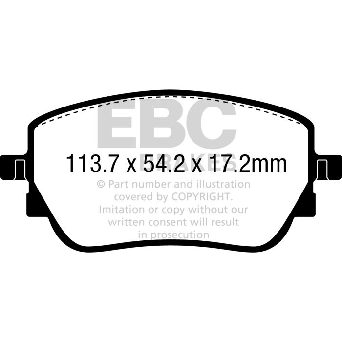 EBC – DP32391C - RedStuff Ceramic Super Street Brake Pads – REAR
