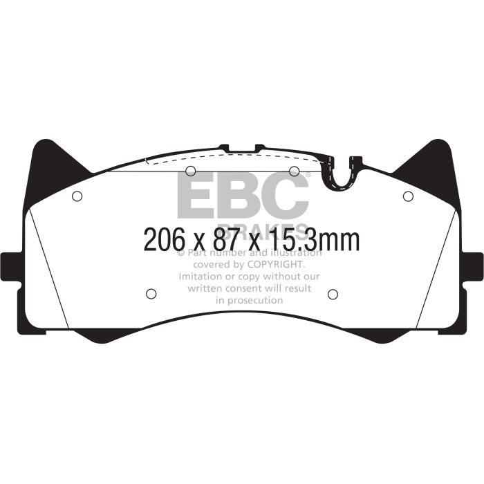EBC – DP52298NDX - Pastiglie Freno Bluestuff NDX Endurance – FRONT
