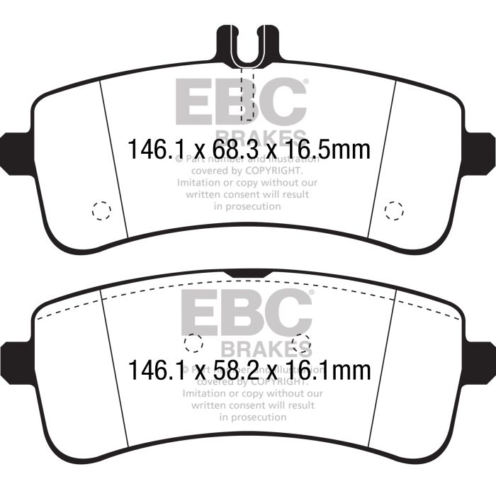 EBC – DP52350NDX - Pastiglie Freno Bluestuff NDX Endurance – REAR