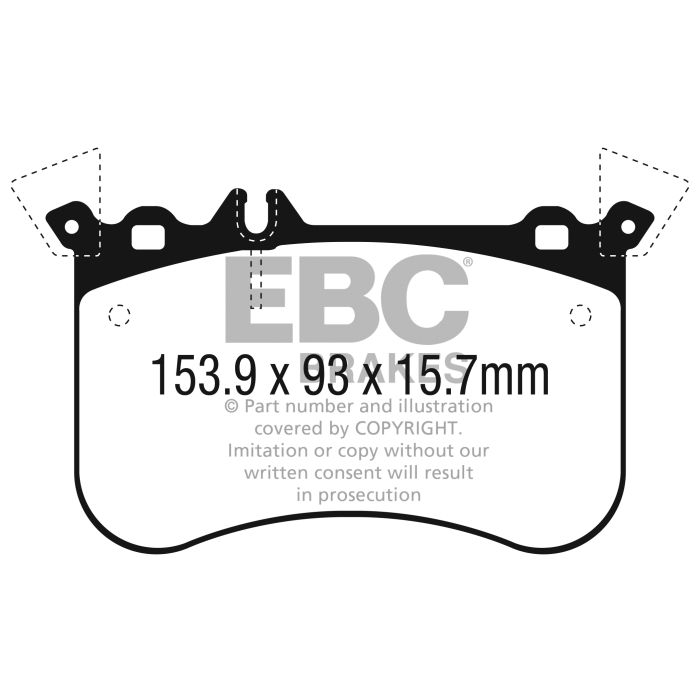 EBC – DP32311C - Pastiglie Freno RedStuff Ceramic Super Street – FRONT
