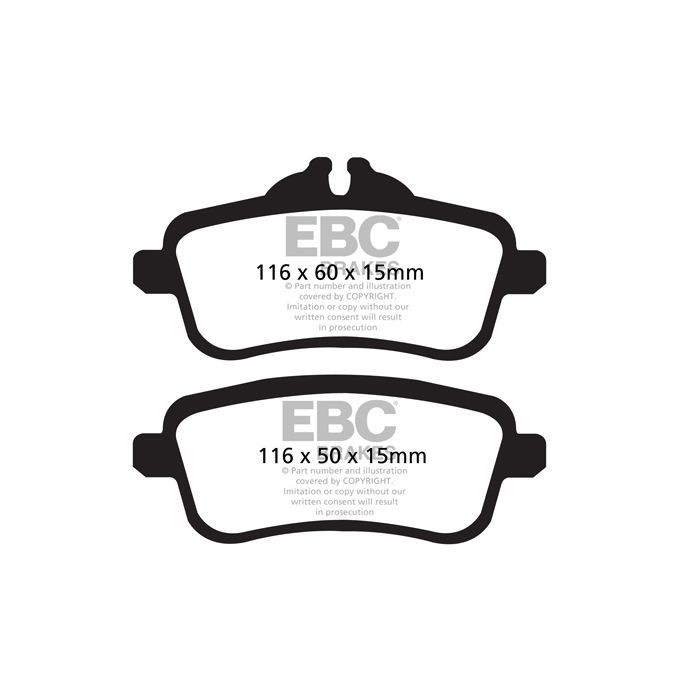 EBC – DP32137C - Pastiglie Freno RedStuff Ceramic Super Street – REAR