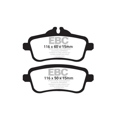 EBC – DP32137C - Pastiglie Freno RedStuff Ceramic Super Street – REAR