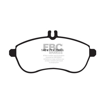 EBC – DP31989C - RedStuff Ceramic Super Street Brake Pads – FRONT