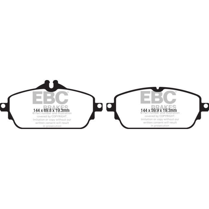 EBC – DP32208C - Pastiglie Freno RedStuff Ceramic Super Street – REAR