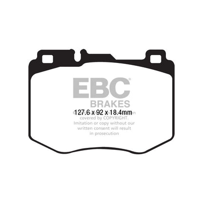 EBC – DP32210C - Pastiglie Freno RedStuff Ceramic Super Street – FRONT