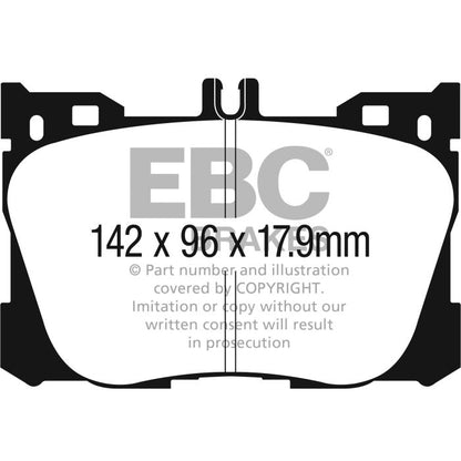 EBC – DP43070R - Pastiglie Freno Yellowstuff Ultimate Street – FRONT