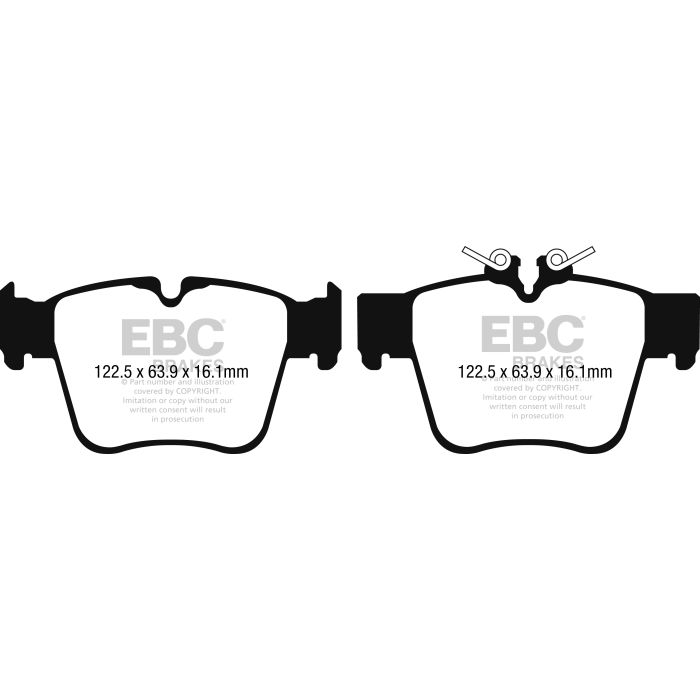EBC – DP32270C - Pastiglie Freno RedStuff Ceramic Super Street – REAR